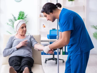 Chemoterapie_žena a lékař