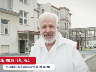 VIDEO: S doc. Milanem Teřlem o personalizované biologické léčbě astmatu v Plzni
