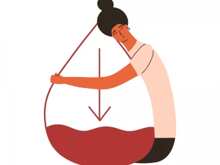 The person suffers from hypoglycemia.