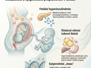Proč gestační diabetes zvyšuje riziko nadváhy potomka v mladším školním věku náhled