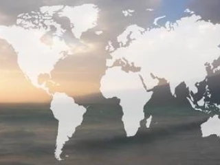 svět mapa globální