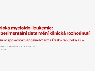XXXVII. OHD: Pro management CML má zásadní význam mutační analýza. Jak se promítá do léčby?