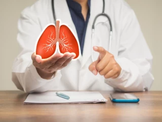 pulmonary hypertension medical illustration