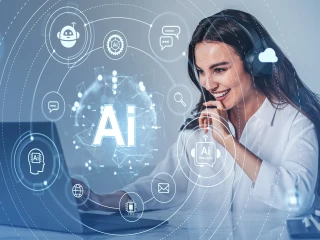 AI laptop žena 25