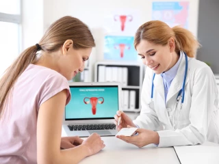 u gynekologa žena konzultace