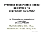 Prezentace ze symposia v Olomouci