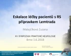 Prezentace ze sympozia praktické neurologie v Brně