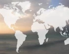 svět mapa globální