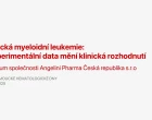 XXXVII. OHD: Pro management CML má zásadní význam mutační analýza. Jak se promítá do léčby?