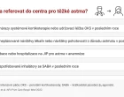 Infografiku AstraZeneca Kdy poslat pacienta do centra pro těžké astma