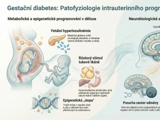 Proč gestační diabetes zvyšuje riziko nadváhy potomka v mladším školním věku