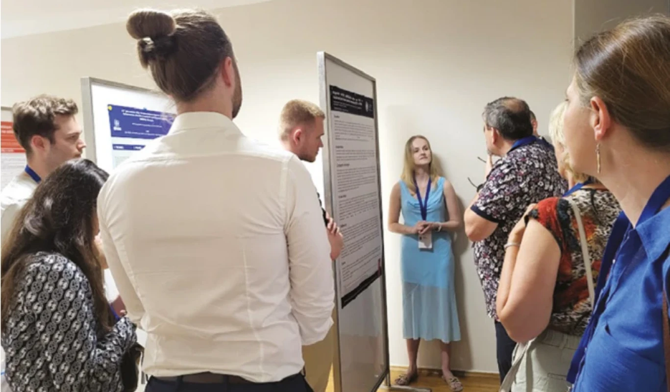 Tradiční součástí sjezdu byla posterová sekce. Diskuze u panelů potvrdily vysokou úroveň prezentovaných prací.