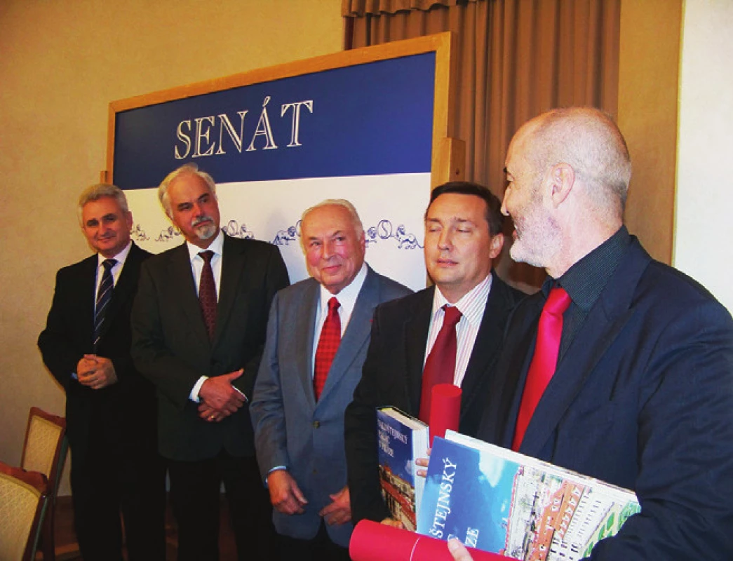 Zprava Viktor Kašák, Vladimír Koblížek, Jaroslav Blahoš, Vladimír Palička a Milan Štěch