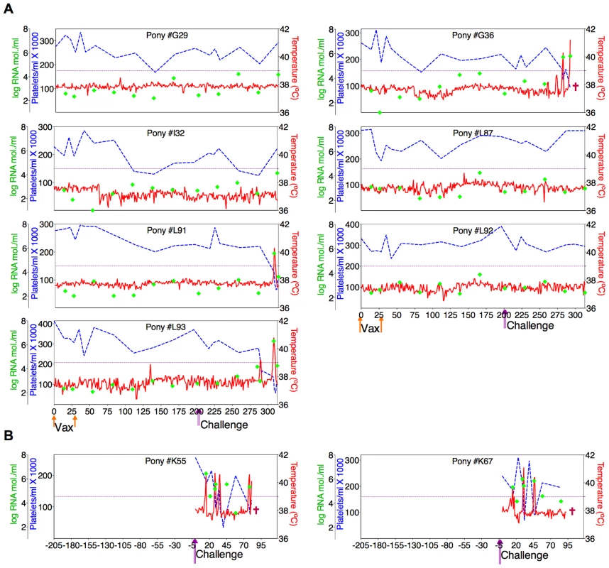 Clinical and virological profiles of TriD9 vaccine trial group.