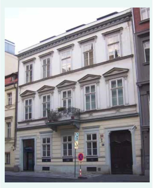 Široká (dnes Jungmannova) 29/19 –
bydliště rodiny (1862–1876)