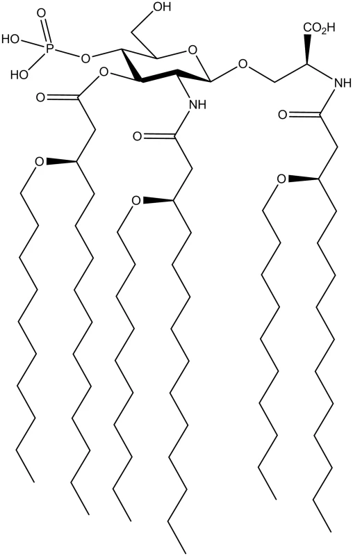 Chemical structure of CRX-601.