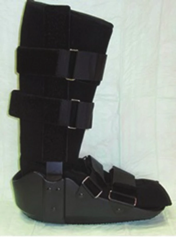 Sériově vyráběná ortéza
Fig. 2: Prefabricated orthosis