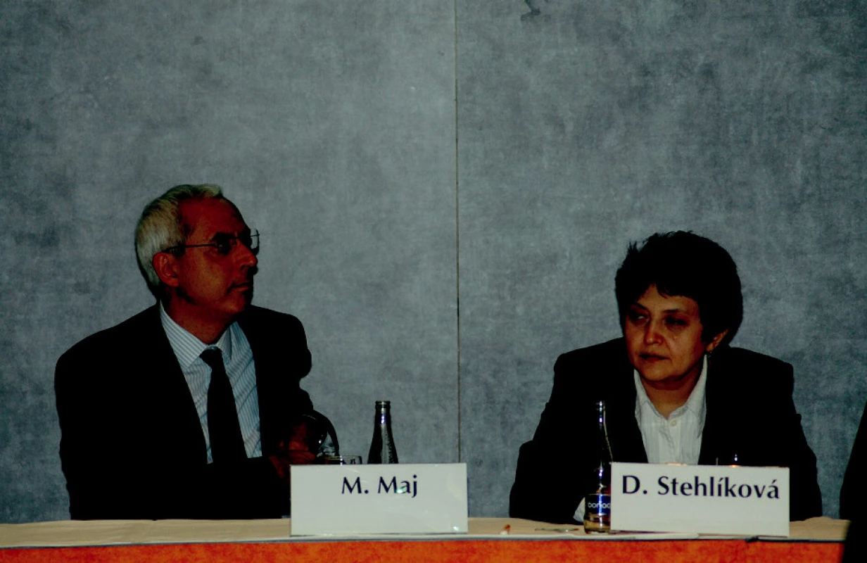 Vzácní hosté Džamila Stehlíková a prof. Mario Maj.