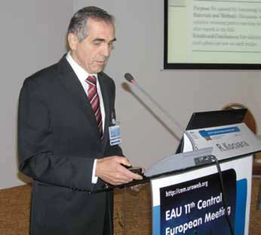 Excelentní „state-of-the-art lecture“ na téma Enurézy přednesl doc. Radim Kočvara (VFN Praha)