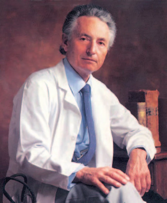 Prof. MUDr. Zdeněk Mařatka, DrSc., FCMA (27. 6. 1914–24. 3. 2010). Převzato se svolením z Folia Gastroenterol Hepatol 2004; 2(2): 59–61. www.pro-folia.org. Fig. 1. Prof. Zdeněk Mařatka, MD, DSc., FCMA (27. 6. 1914–24. 3. 2010).
