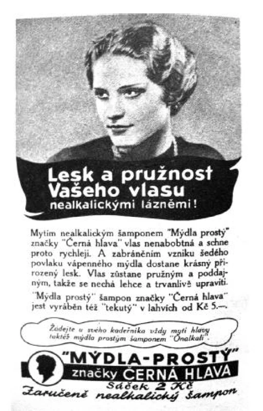 Reklama na nealkalický šampon