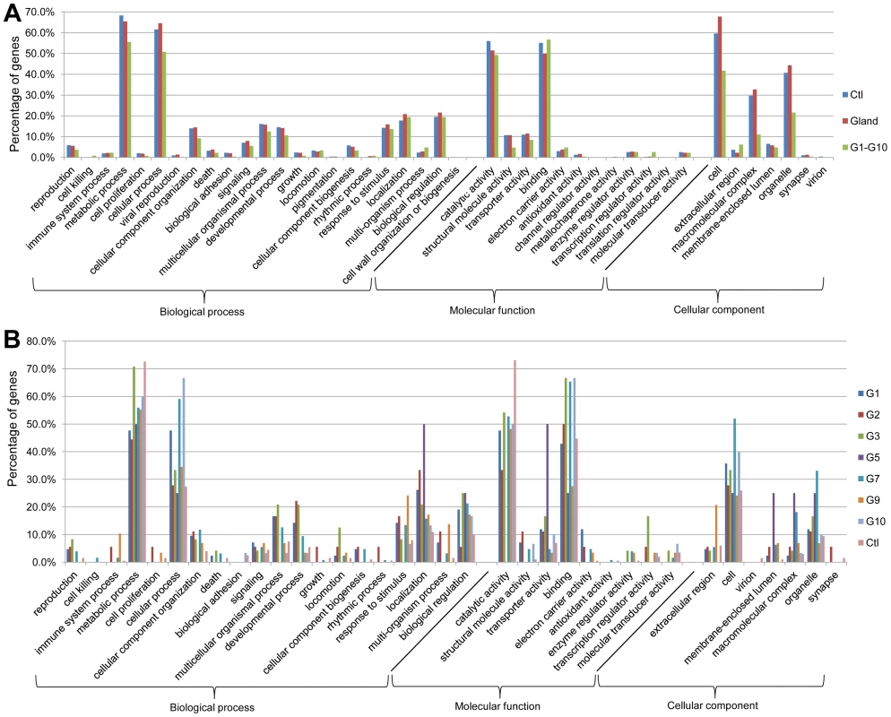 GO annotation of odoriferous glands transcriptome data.
