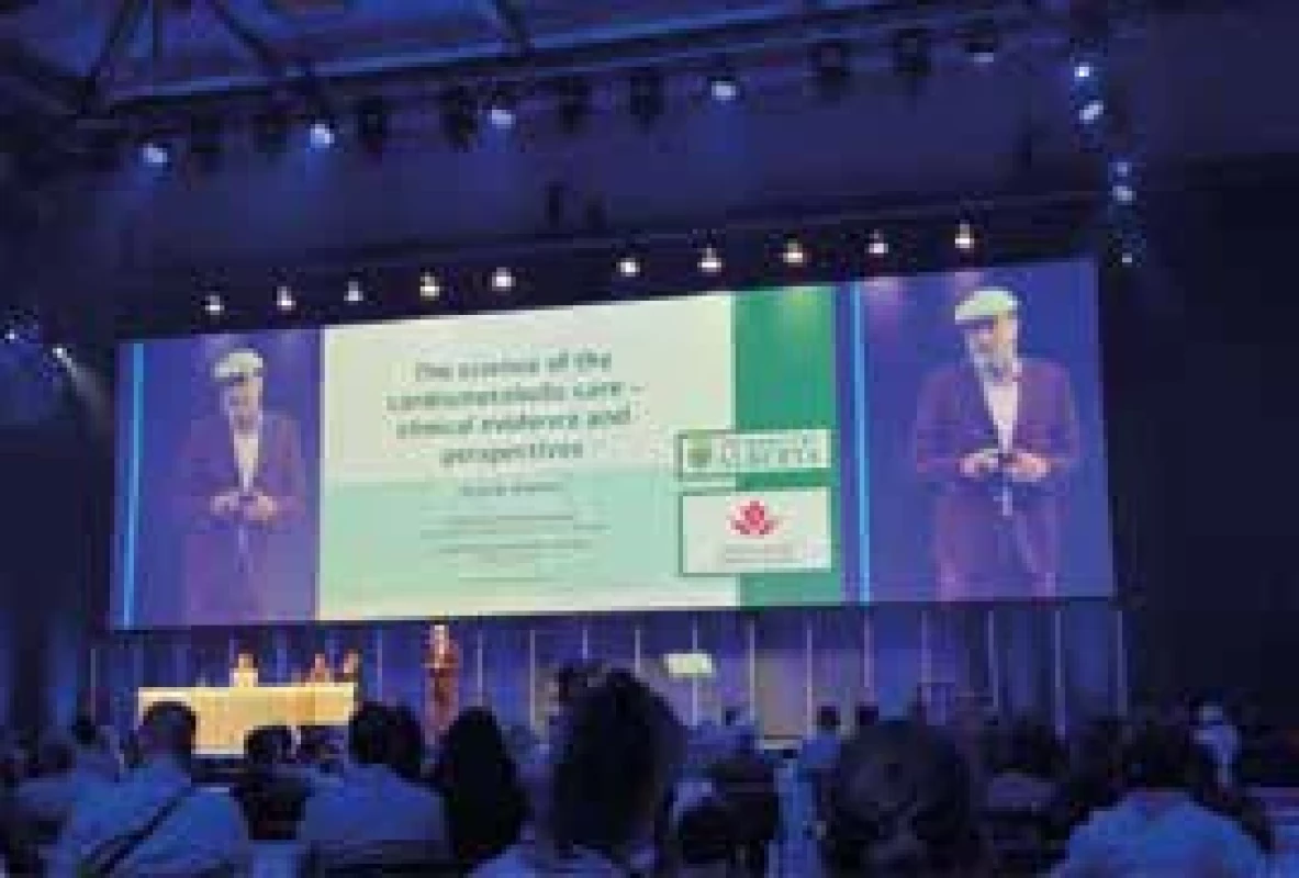 Prof. Arya M. Sharma prezentujúci perspektívy obezitológie a aktuálne novinky ohľadom liečby semaglutidom