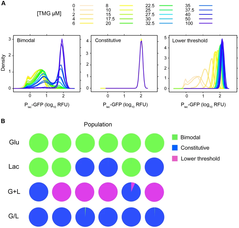 Inducer response classes and association with evolution environment.