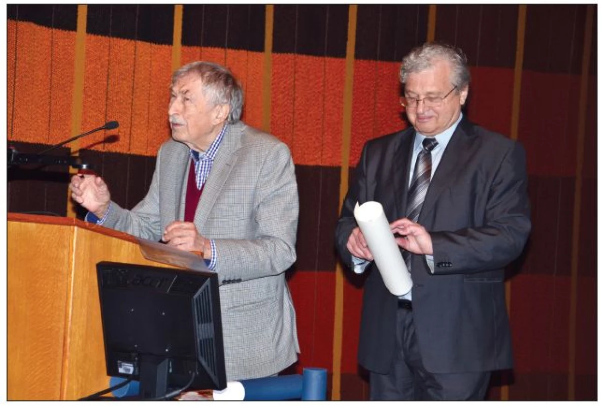 Udělení čestného členství ČSÚCH ČLS JEP prof. MUDr. Rajkovi Dolečkovi, DrSc. 