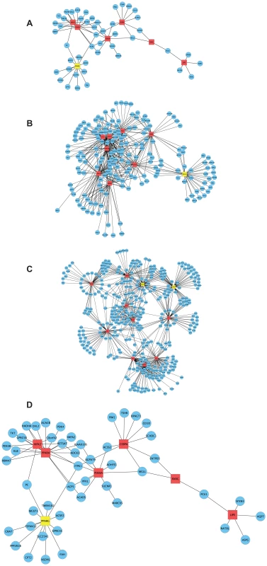 CAD-patient macrophage TF-regulatory coexpression networks of PCL-responsive genes linked to atherosclerosis regression.