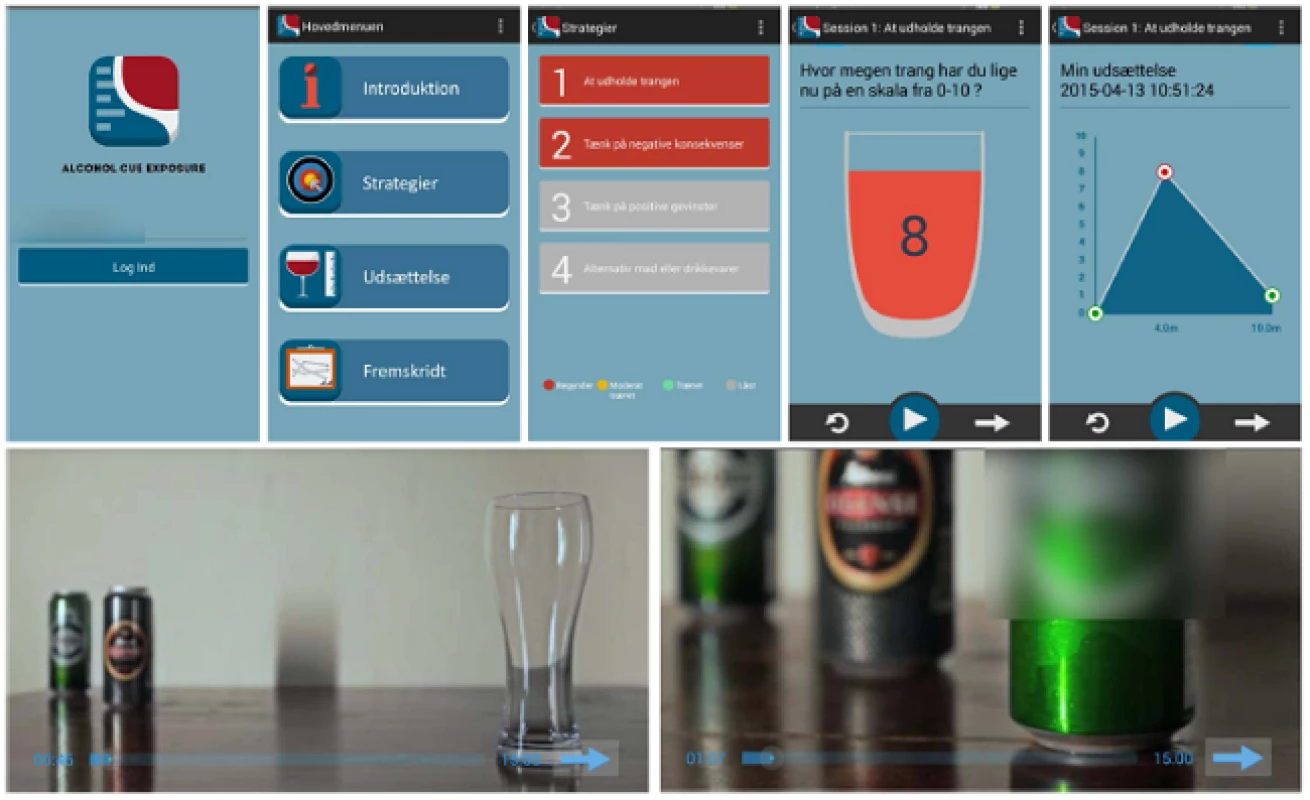 Smartphone app illustration