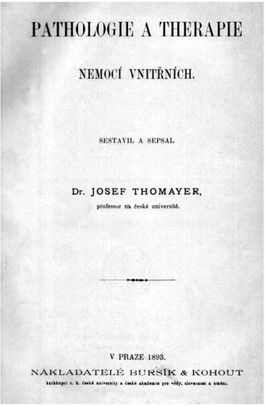 Učebnice <em>Pathologie a therapie nemocí vnitřních</em>