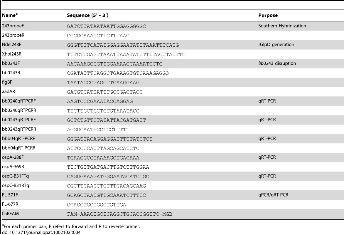 Oligonucleotide primers used in this study.