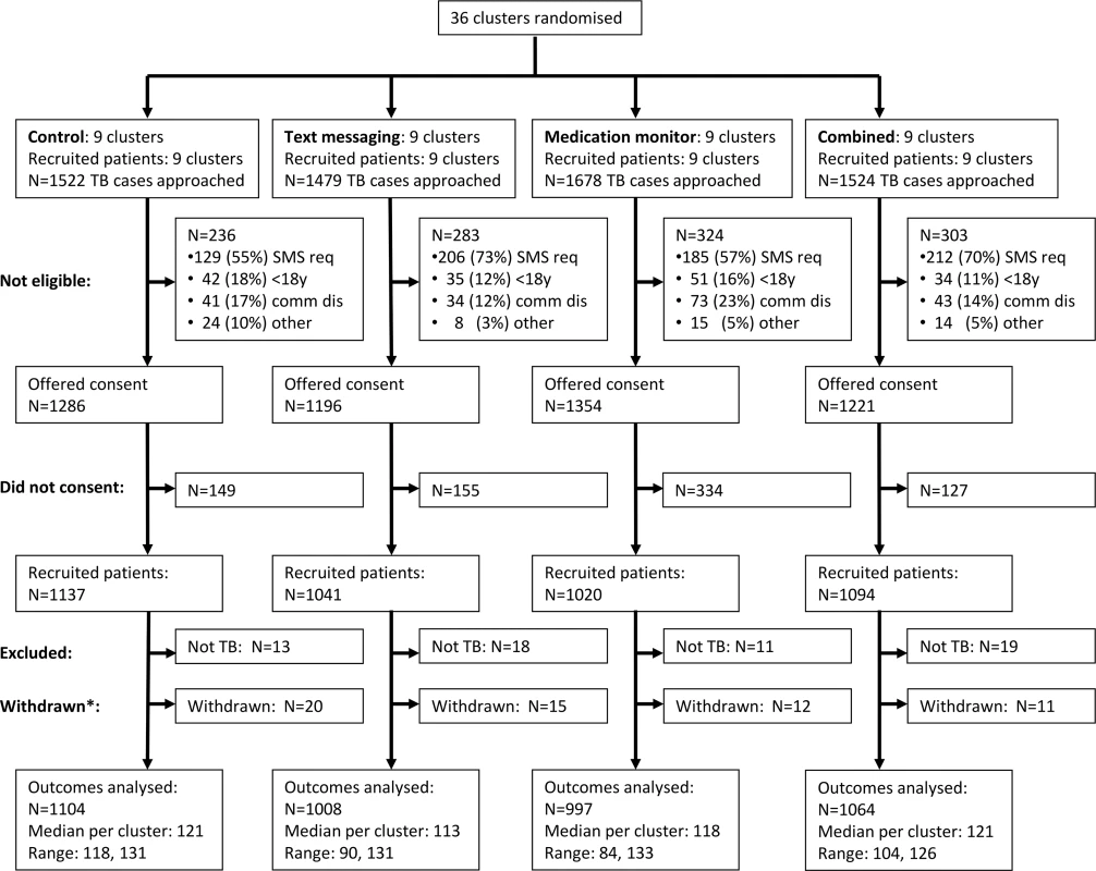 Cluster-level CONSORT diagram.
