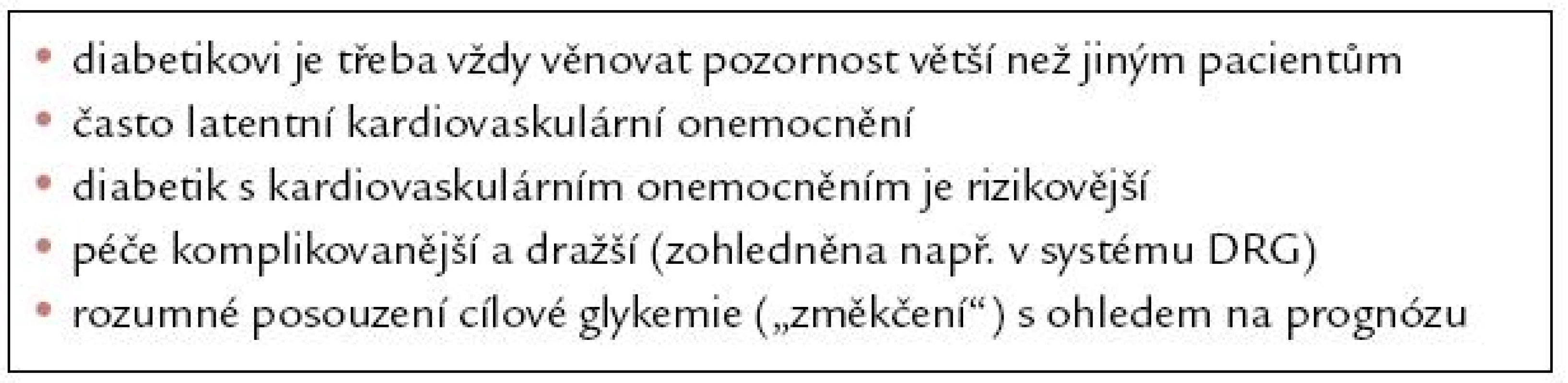 Zásady péče o diabetika s cévním onemocněním.