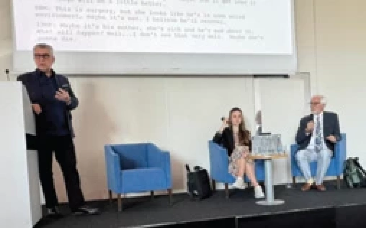 Diskuze kazuistiky pacientky PK VFN; zleva: A. Khadivi, J. Warren, J. Kleiger. Autor: Mgr. Michal Pernička, Ph.D.