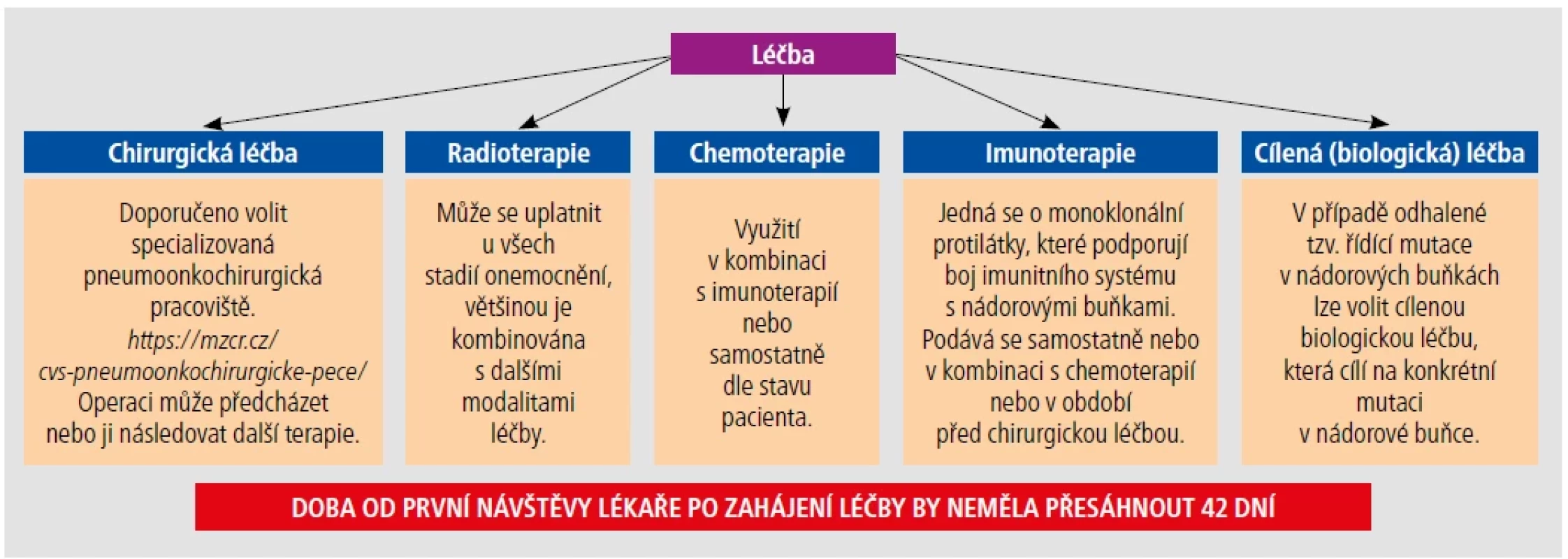 Doba do zahájení léčby u karcinomu plic (C34). [Zdroj dat: ÚZIS]