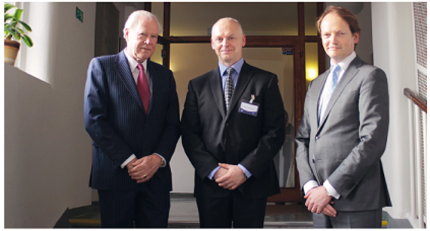 Pozvání k účasti na workshopu přijali významní zahraniční lektoři. Zleva: prof. Gilbert Nolst Trenité, MUDr. Radim Kaňa, Ph.D., Dr. Dirk Jan Menger.