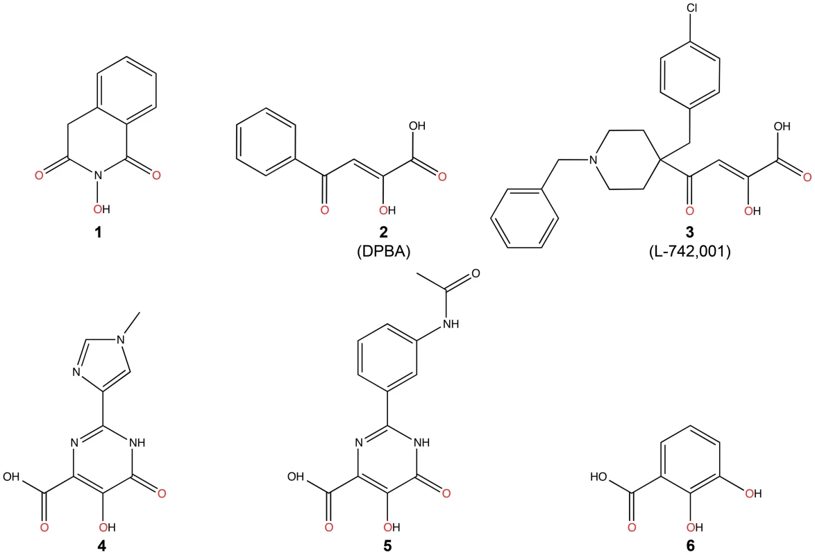 Chemical structures of compounds used in this study.