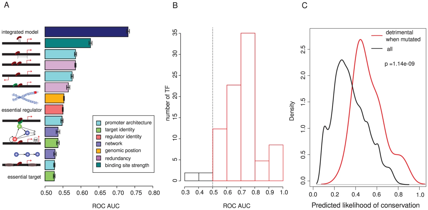 An integrated model provides good predictive performance of binding site conservation between species.
