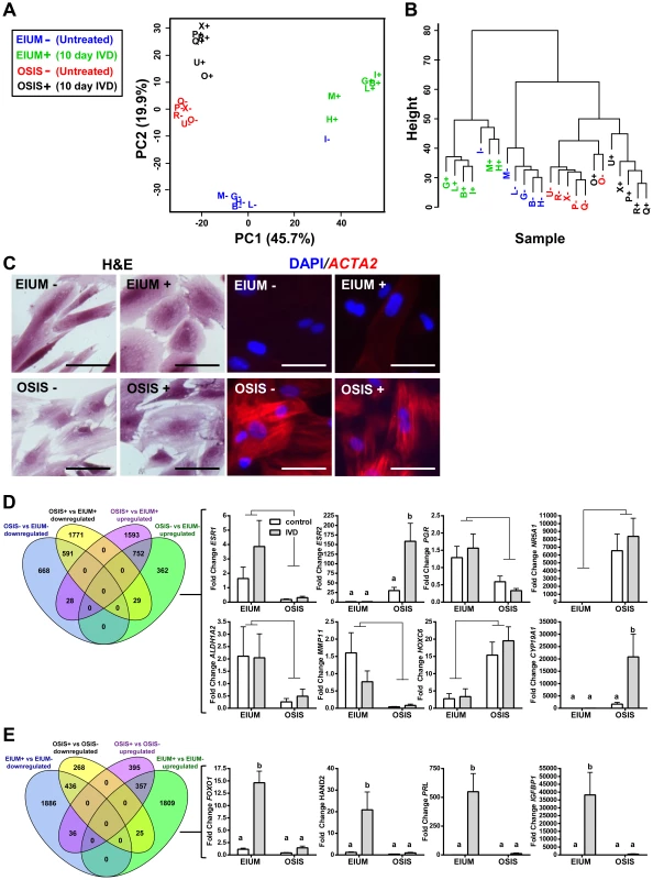 Gene expression differences in healthy and endometriotic stroma.