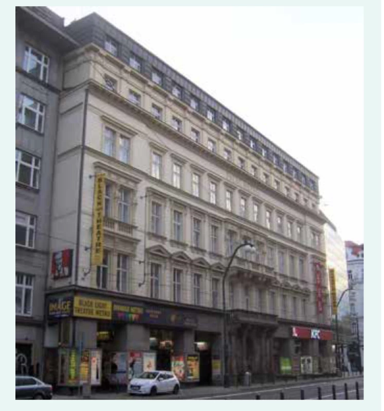 Ferdinandova (dnes Národní) 961/25
– bydliště rodiny (1881–1889)