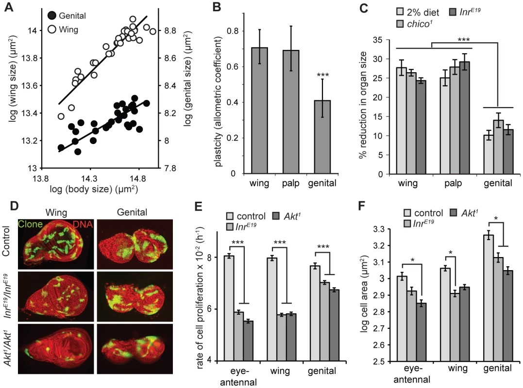 The genitalia of male <i>Drosophila</i> are nutrition- and insulin-insensitive.