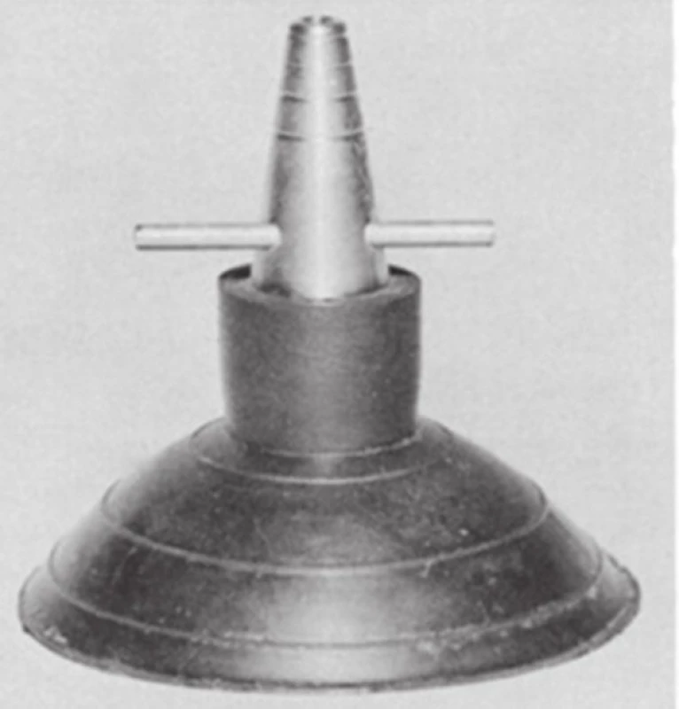 Podtlakový zvon – tzv. Cape Town Limpet
Fig. 2: The vacuum bell – so-called “Cape Town Limpet”