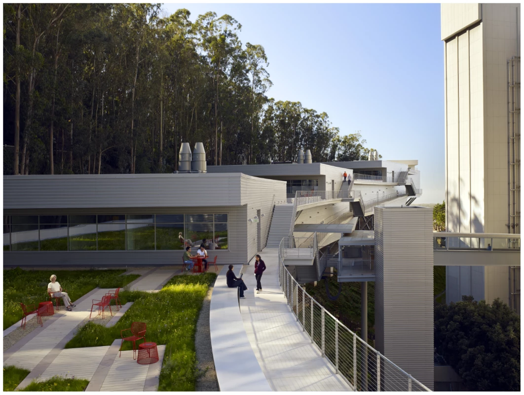 The Ray and Dagmar Dolby Regeneration Medicine Building at the University of California San Francisco.