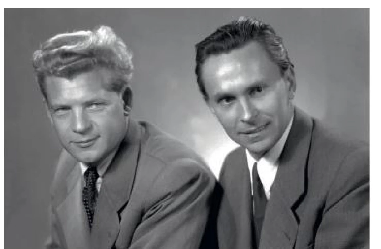 Miroslav Zikmund a Jiří Hanzelka (vlevo)