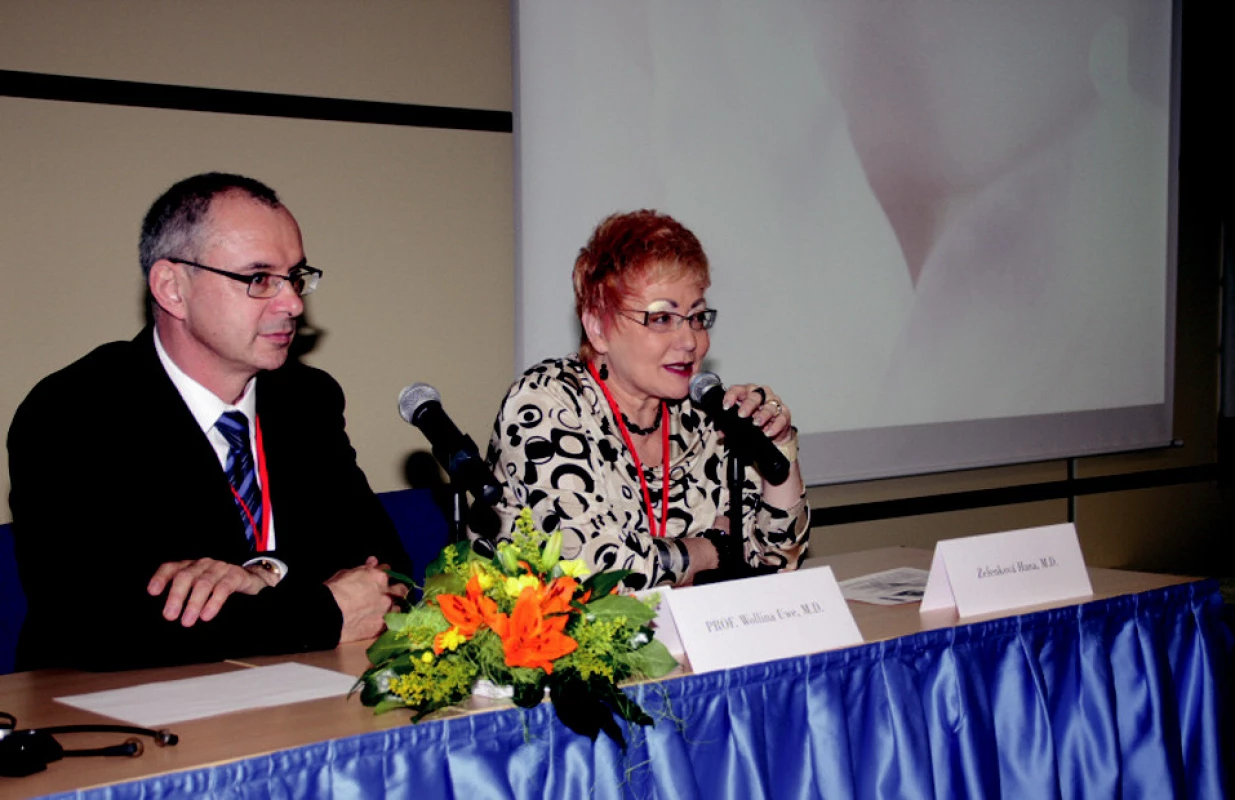 Prof. Wollina a prim. Zelenková.