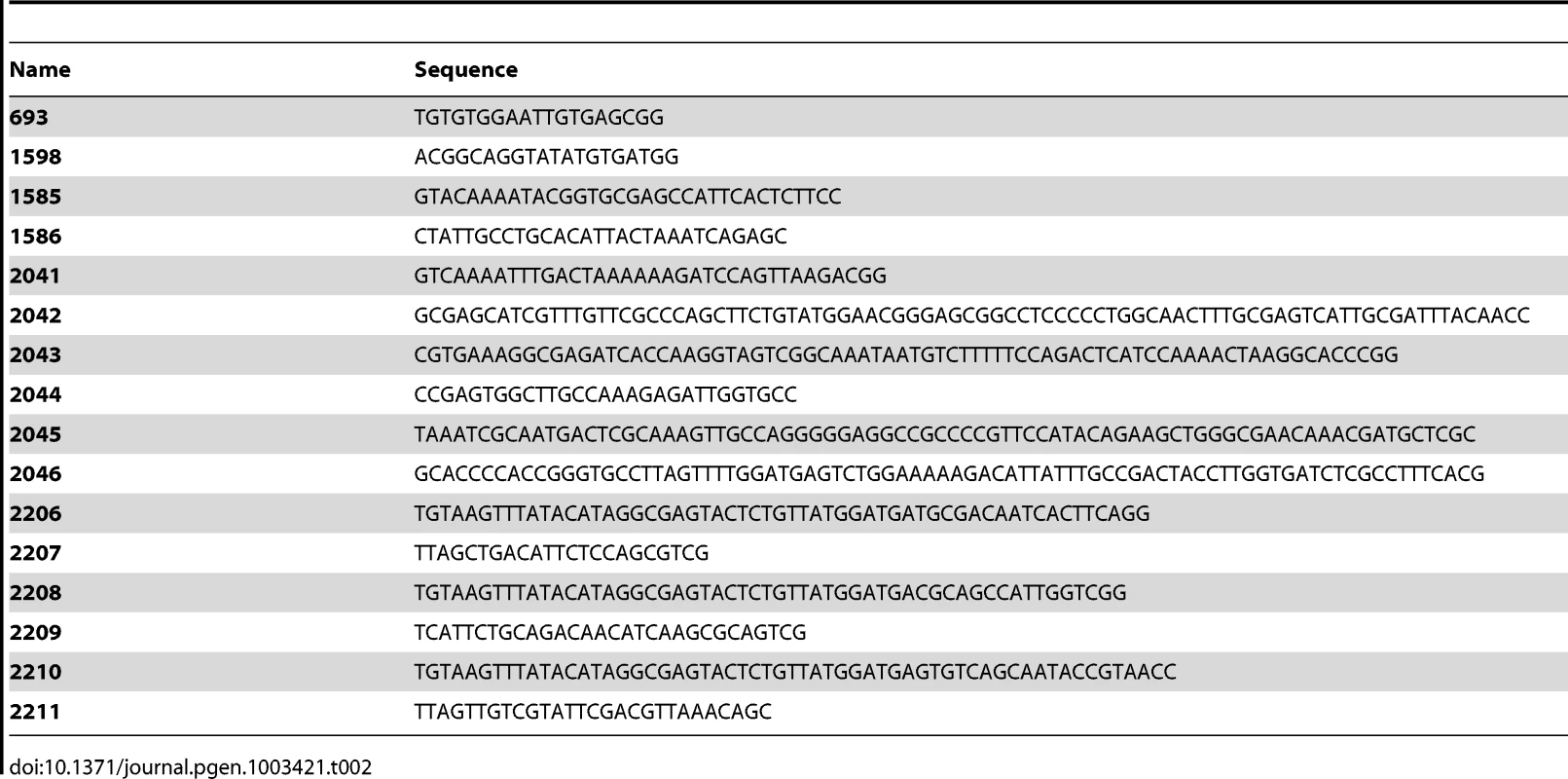 Oligonucleotides.