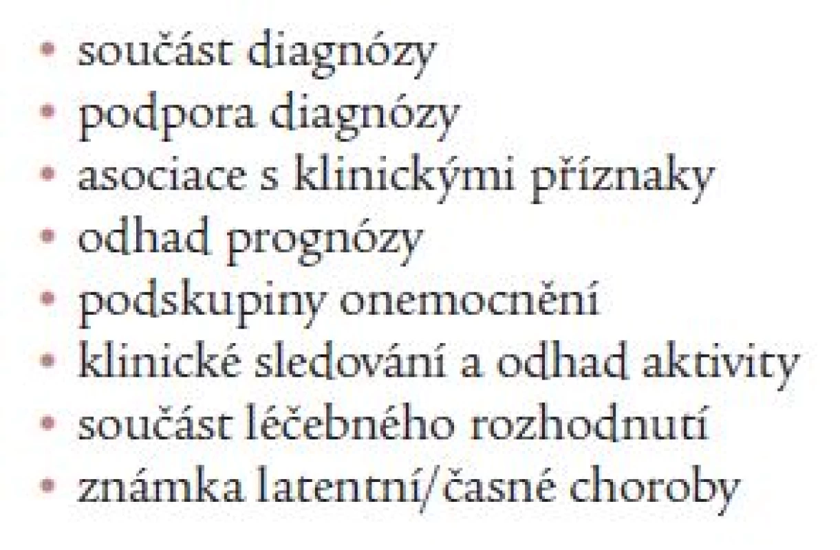 Klinický význam autoprotilátek.