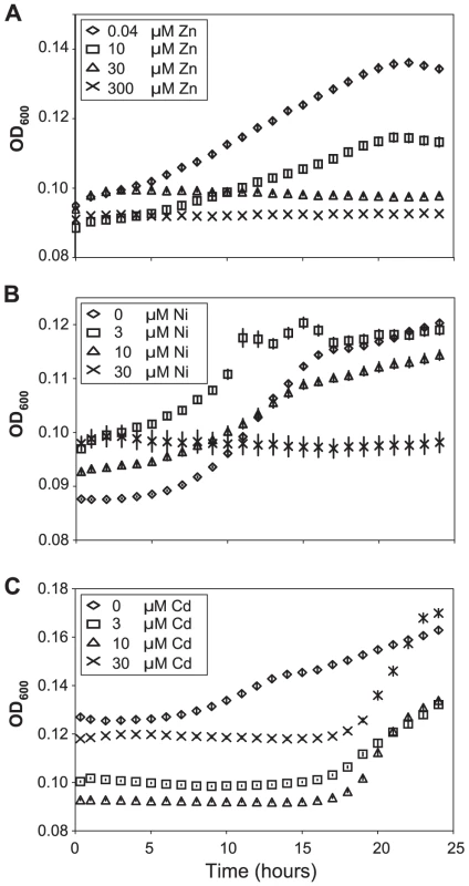Apoplast extracts from <i>Thlaspi caerulescens</i> plants grown in high metal concentrations inhibit bacterial growth.